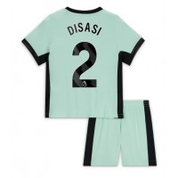Fotballdrakt Barn Chelsea Axel Disasi #2 Tredjedraktsett 2023-24 Kortermet (+ Korte bukser)